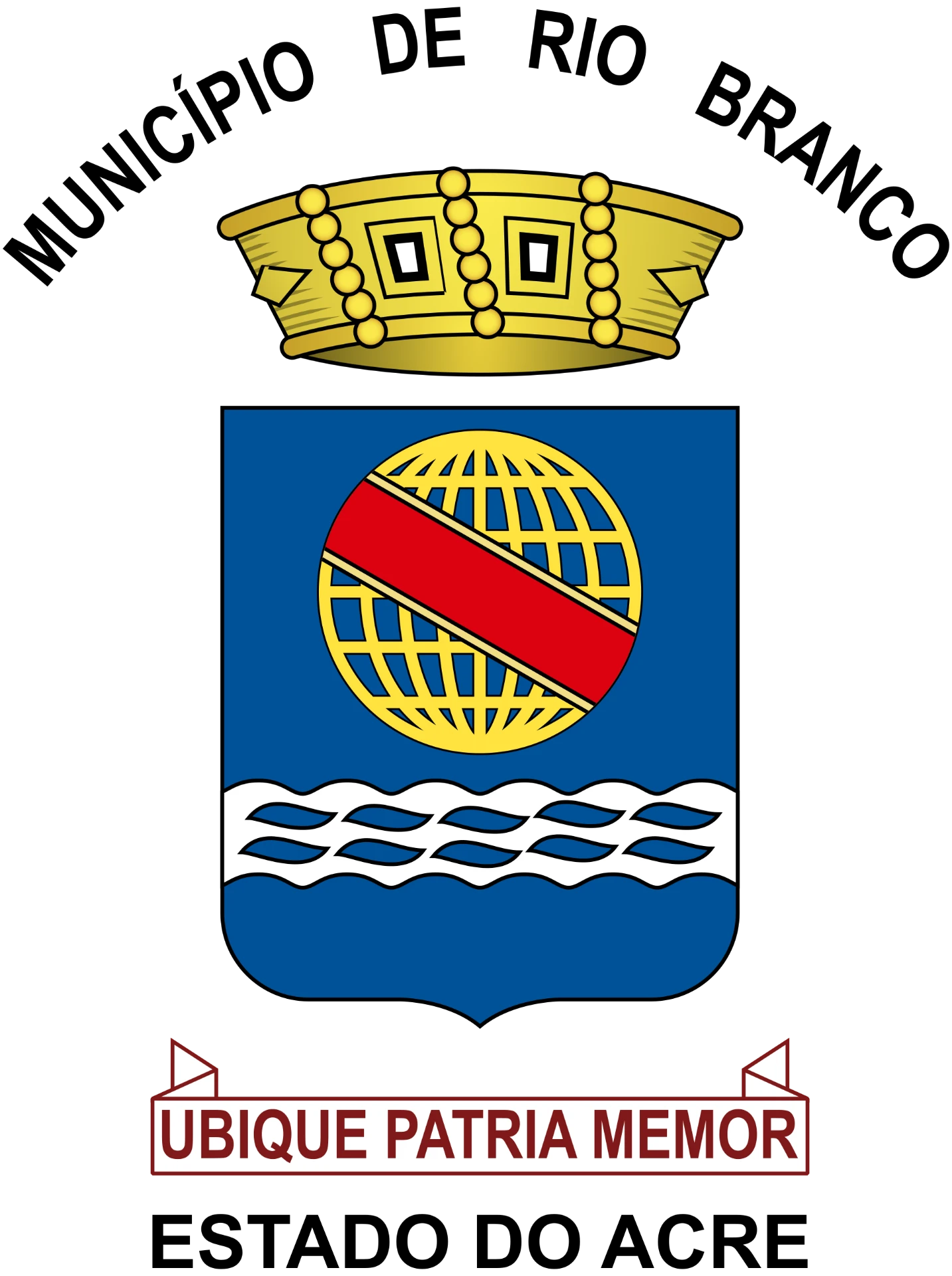 Brasão oficial — órgão gestor de Rio Branco