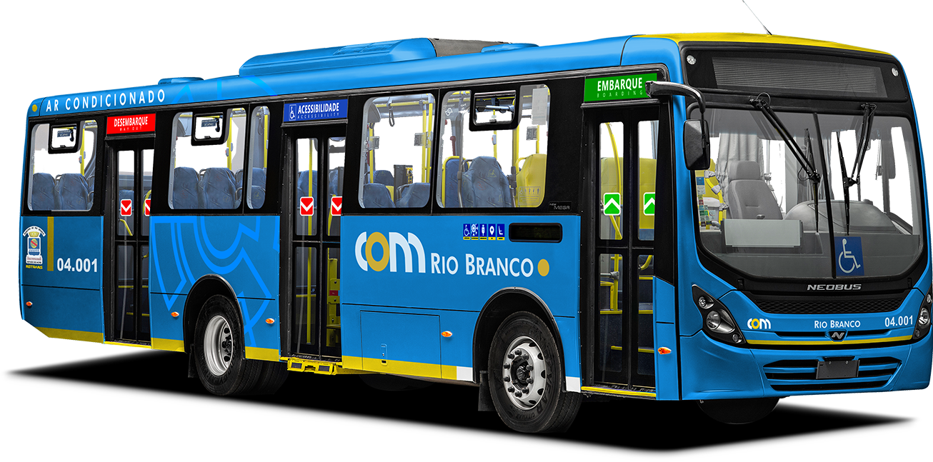 Ônibus urbano oficial da COM Rio Branco